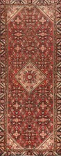 Vintage Tribal Traditional Handmade Geometric 10 ft Nomad Runner Wool Rug 3x10 picture