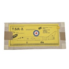 Contrail 1/72 BAC TSR-2 Vacform Model Kit White Metal Parts Vintage England picture