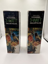 VTG Pair Realistic TRC-206 CB Walkie Talkies w/ Boxes RadioShack 1970s Excellent picture