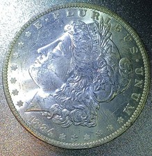 *1884-O Morgan Silver Dollar BU UNC Proof-like picture