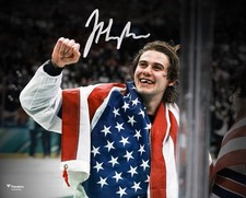 Jack Hughes Signed 16x20 USA Hockey 2026 Olympic Gold Photo Fanatics picture