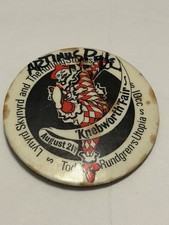 Lynyrd Skynyrd Signed Original Knebworth Button 2.25” 1976 Artimus Pyle PROOF  picture