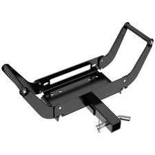 Foldable Winch Mounting Plate Cradle Mount For 2'' Hitch Receiver 4WD SUV Truck picture