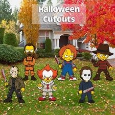 Custom Halloween Cutout | Personalized Photo Yard Sign | Spooky Party picture
