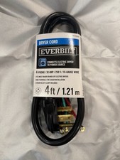 Everbilt 4-prong 30 Amp 4 Foot Dryer Cord picture