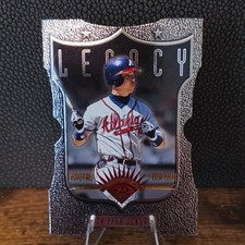 Rare 1997 Donruss Chipper Jones Legacy Z-Axis Fractal Matrix Die Cut Braves picture