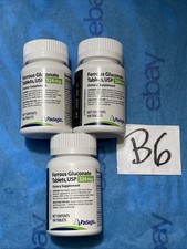 Padagis Ferrous Gluconate 324mg Dietary Supplement 100ct Exp 01/28 LOT OF 3 NEW picture