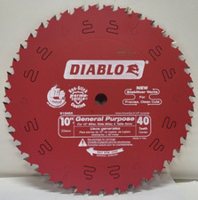 Lot of 2 New Diablo D1040X ATB General Purpose Saw Blade 10