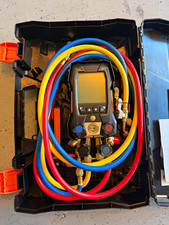 Testo 557s Digital Manifold HVAC Kit w/ Wireless Probes 552i Hoses & Case picture