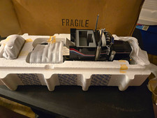 Franklin Mint Peterbilt 379 1:32 Scale Black Diecast Truck Model With Box picture