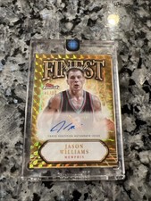 Topps 2024-25 Finest Jason Williams Finest Autographs FA-JW Auto 26/50 picture