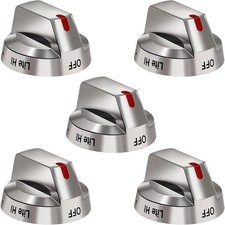 5X Gas Stove Range Knobs Switch DG64-00473A for Samsung Cooktop Oven NX58H5600SS picture