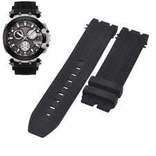 22mm Black Rubber Strap For Tissot T-Race T603041971 T1154172706100 picture