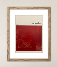 Andy Warhol, Original Signed Print with COA and $3,500 Appraisal. picture