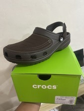 Crocs Yukon Vista II LR Clog Men’s Brown Suede Slip-On Ankle Strap US 10 picture