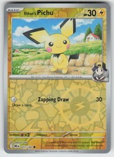 Ethan's Pichu 071/182 Common Destined Rivals Pokemon Reverse Holo Near Mint picture
