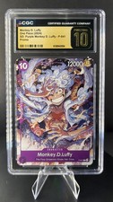 ⭐️One Piece Monkey D. Luffy P-041 Promo CGC 10 Pristine ENGLISH⭐️ picture