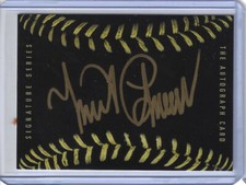 Miguel Cabrera Autographed The Autograph Black Baseball Card picture