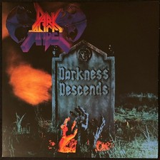 DARK ANGEL Darkness Descends LP Slayer Heavy Metal Thrash Possessed Slayer picture