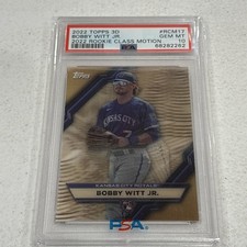 Bobby Witt Jr. 2022 Topps 3D Rookie Class Motion #RCM17 PSA 10 ⚾️🔥🔥 picture