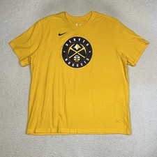 Nike Denver Nuggets Shirt 2XL Yellow The Nike Tee picture