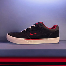 Nike SB Malor Shoes Black/Red/White Skateboarding Men’s US Size 9.5 picture