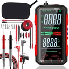 2026 Upgraded FS899L Digital Multimeter, Color Screen, USB-C with 20pcs Silicone picture