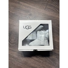 UGG Jesse Bow II Starry Lite Baby Boots Grey Violet Size 0/1 0-6M New in Box picture
