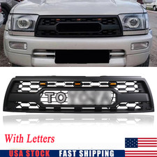 For 1996-2002 Toyota 4Runner Front Bumper Grille Mesh Grill W/Led Lights&Letters picture