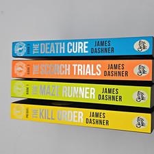 4 James Dashner Maze Runner Series PB Lot Kill Order Maze Scorch Death Cure picture
