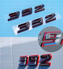 black red 392 Emblems 392 Side Fender Badge 3D for 392 Emblem 2pcs picture