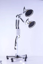 TDP Double Head Electromagnetic Wave Mineral Heat Therapy Lamp 250W Heat Lamp US picture