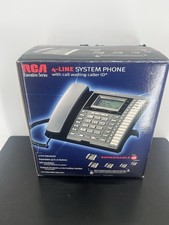 RCA 4-Line Speaker Phone 25414RE3 Vintage 2004 - UNTESTED picture