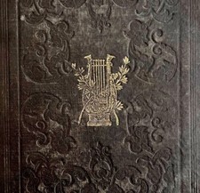 Robert Burns Poetical Works 1852 1st Edition Victorian w/ Engraving HC HBS picture
