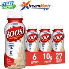 BOOST Original Balanced Nutritional Drink, Very Vanilla, 8 fl. oz., 6 Pack picture
