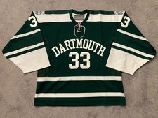 Dartmouth College Big Green Game Used Worn Hockey Goalie Jersey picture