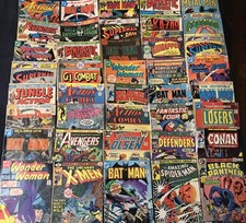 HUGE BRONZE LOT of 40 Comics: Spider-Man, Batman, X-Men, Superman, Avengers... picture