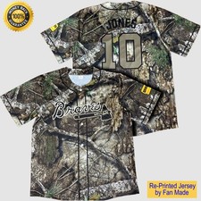 New Arrivals - Braves Hunting & Fishing Night Giveaway Jersey - All Size picture