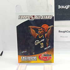 Topps 2006-07 2K7 All-Stars LeBron James Cavaliers #4/12 Exclusive picture