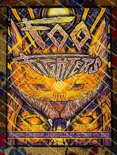 🌀Foo Fighters Poster Mohegan Sun Arena Dave Grohl 10/4 Connecticut Nirvana picture