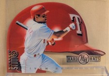 1997 Donruss Studio HARD HATS #1 Ivan Rodriguez HOF RARE ACETATE DIE CUT /5000 picture
