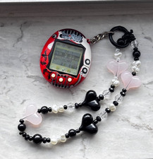 Tamagotchi Music Star Red Rockstar Bandai 2004 Tested Works No battery cover picture