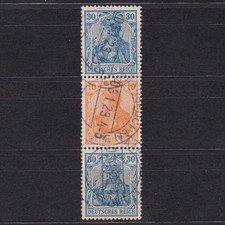GERMANY 1920, Mi# S18, CV €120, Definitive combination from booklet, Used picture