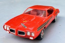 Vintage 1970 Pontiac GTO Dealer Promo Model Car 1:24 Scale Red Plastic Toy picture