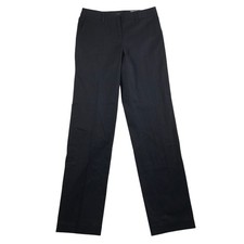 Talbots The Perfect Chino Black Straight Leg Pants Womens 6 Long NWT picture
