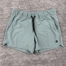 Free Fly Swell Shorts Womens M Coastal Sage Coconut Charcoal Beach Drawstrings picture