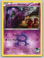 2015 POKEMON DOUBLE CRISIS TEAM AQUA'S GRIMER 7/34 C LP A99000 FREE S&H picture