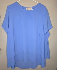 Michael Kors 2X Light Blue Blouse picture