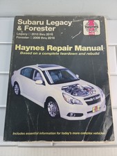 Haynes Repair Manuals 89102 Subaru Legacy (10-16)Forester (09-16) picture