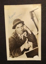 Chico Marx Very Rare Early Original Autographed 5/7 Photo  picture
